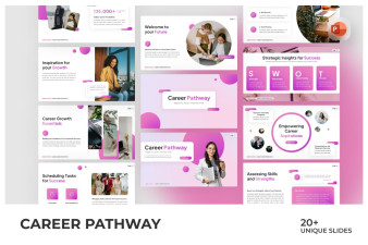 Career Pathway Career Planner PowerPoint Template